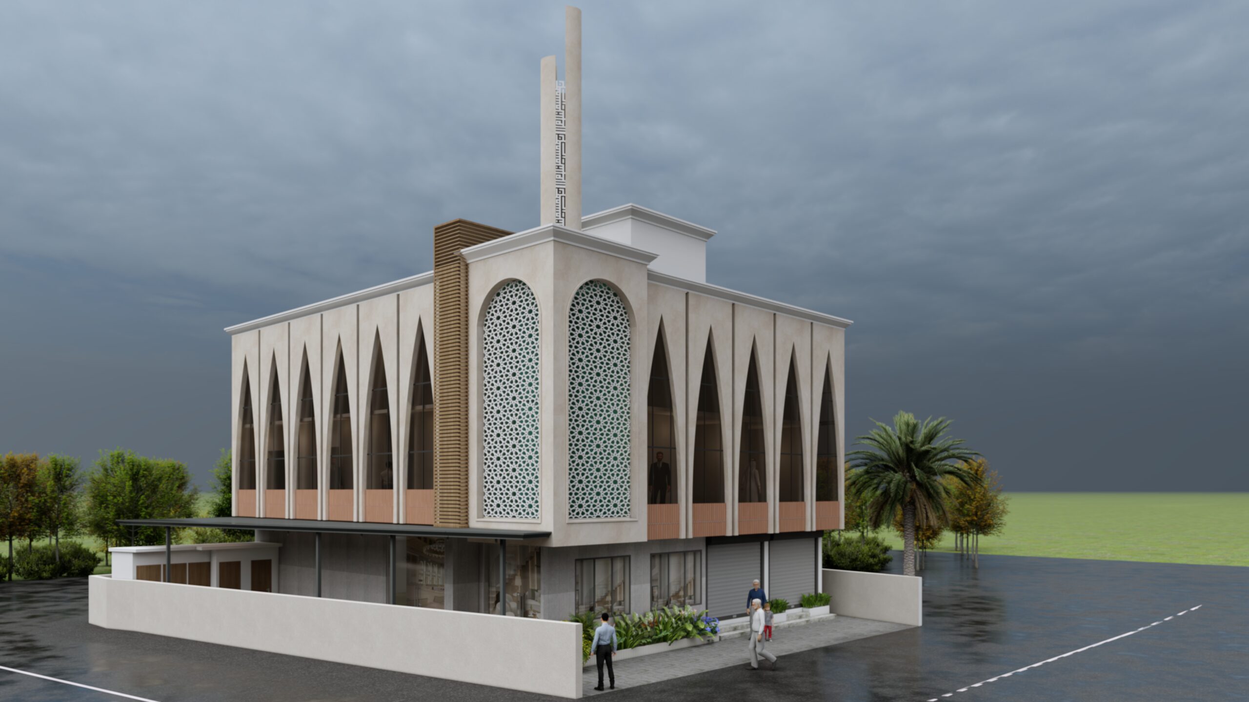 MASJID KIZHAKOTH_Orthographic – Plan